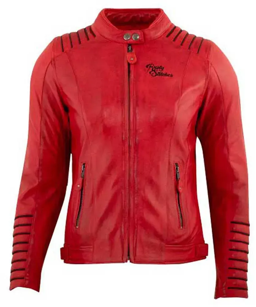 Rusty Stitches Amanda Jacke - Red / Black - 46