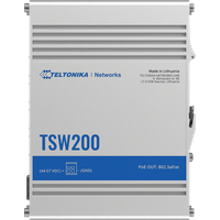 Teltonika TSW200 Industrial GSwitch 8x PoE+ (240W) 2x SFP
