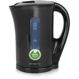 EMERIO WK-123483 Wasserkocher BPA-frei, Überhitzungsschutz Schwarz Fassungsvermögen: 1.7L