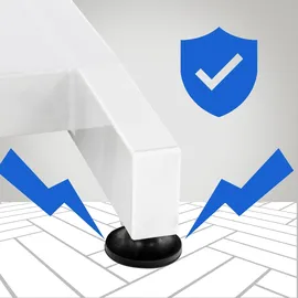 CLP Hydraulische Kosmetikliege Split weiß