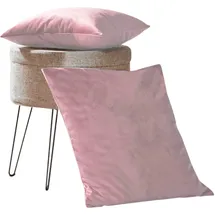 WECKBRODT Kissenbezug Valentin 50 x 50 cm Rosa