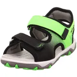 superfit Mike 3.0 Sandale, Schwarz/Hellgrün 0000, 28 EU