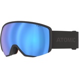 ATOMIC REVENT L HD Black - Skibrillen mit kontrastreichen Farben - Hochwertig verspiegelte Snowboardbrille - Brille mit Live Fit Rahmen - Skibrille mit Doppelscheibe