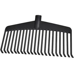 Ideal Laubbesen Nylon rot 21 Zinken Arbeitsbr 38cm