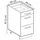 Vicco Schubladenschrank R-Line 60 x 0 x 81,6 cm Weiß