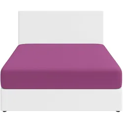 Benetton - Spannbetttuch 160/200+30 cm Lila Regenbogen