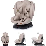 Chipolino Kindersitz 4KID i-Size (40-150 cm) Isofix, Kopfstütze verstellbar beige