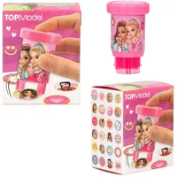 DEPESCHE TOPModel Sticker Stamper Sticker Set zum Stempeln von Model Aufklebern inkl. Stempel und 160 Sticker