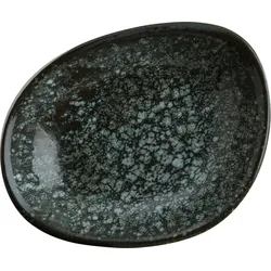 6x Bonna Cosmos Black Vago Schälchen oval 8x8,5cm 3cm tief Schwarz Porzellan COSBLVAO10KS Bowl Müsli Salat Geschirr