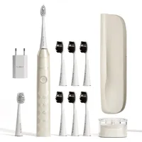 AILORIA SHINE BRIGHT Set Coconut + Aufsteckbürsten Charcoal 6 St.
