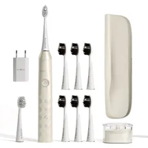 AILORIA SHINE BRIGHT Set Coconut + Aufsteckbürsten Charcoal 6 St.