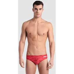 Badehose Slip Herren arena Surf's Up II - Black-team Red - 3