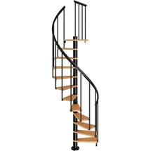 DOLLE Spindeltreppe Calgary 244,8-280,8 cm Holz/Metall