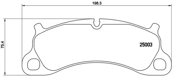 MAGNETI MARELLI Bremsbelagsatz, Scheibenbremse 363700465025 für Porsche