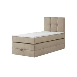 Boxspringbett mit Bettkasten Leeds , beige
