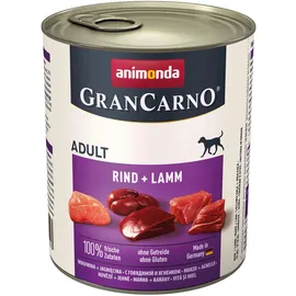 Animonda GranCarno Fleisch Pur Adult Rind & Lamm 800 g