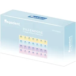 Pillendose 7 Tage+4 Fächer je Tag Kunsts 1 St
