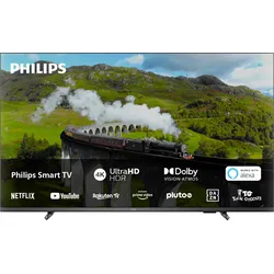 E (A bis G) PHILIPS LED-Fernseher Fernseher schwarz