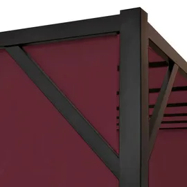 MCW Pergola Beja 4 x 4 m bordeaux rot