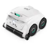 WYBOT B1 Akku-Poolroboter für kleine Pools, Leichter intelligenter Poolreinigungsroboter mit App-Steuerung, Wand- und Bodenabdeckung, Zwei Seitenbürsten, bis zu 100 Minuten Laufzeit, Weiß-Grün