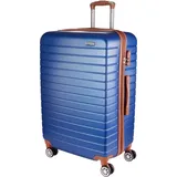 Brubaker Paris 4-Rollen 76,5 cm / 100 l blau/braun