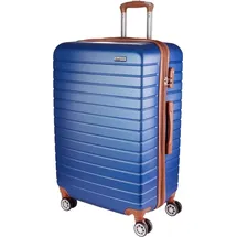 Brubaker Paris 4-Rollen 76,5 cm / 100 l blau/braun