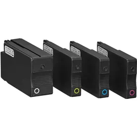 edding kompatibel zu HP 950XL schwarz + 951XL CMY