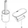 Hansgrohe WallStoris Badaccessoire-Set Schwarz