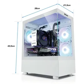 Kiebel kiebel.de Gaming PC Zindarella V AMD Ryzen 5 5500, 32GB DDR4, NVIDIA RTX 4060 8 GB, 1TB SSD, WLAN, Windows 11, Gaming PC
