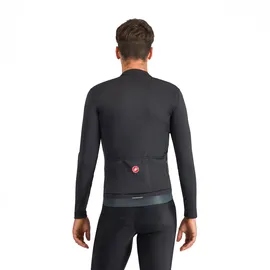 Castelli Espresso Thermal Jersey Herren Langarm Trikot - light black - XL