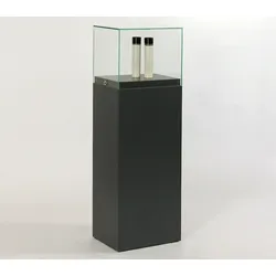 Abschließbare Haubenvitrine auf Sockel Dialog 14k