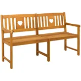 vidaXL Gartenbank 150 x 55,5 x 90 cm Braun