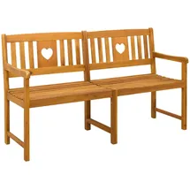 vidaXL Gartenbank 150 x 55,5 x 90 cm Braun