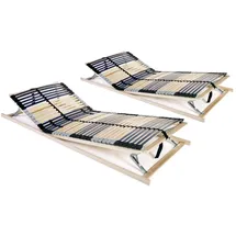 vidaXL Lattenrost 7-Zonen verstellbar 90 x 200 cm