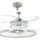 Fanaway Corbelle 122 cm Deckenventilator chrom/transparent