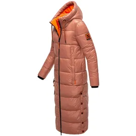 Navahoo Damen, warmer Winter Steppmantel mit Kapuze Schmuseengel Terracotta Gr. M - M