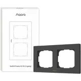 Aqara Schalter Switch Frame H2 EU (2-fach) grau
