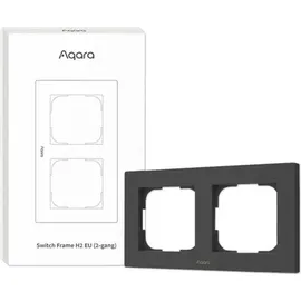 Aqara Schalter Switch Frame H2 EU (2-fach) grau