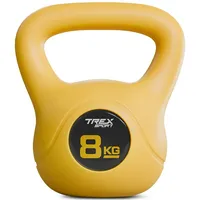 Trex sport Kettlebell 8 kg Kugelhantel Schwunghantel gelb