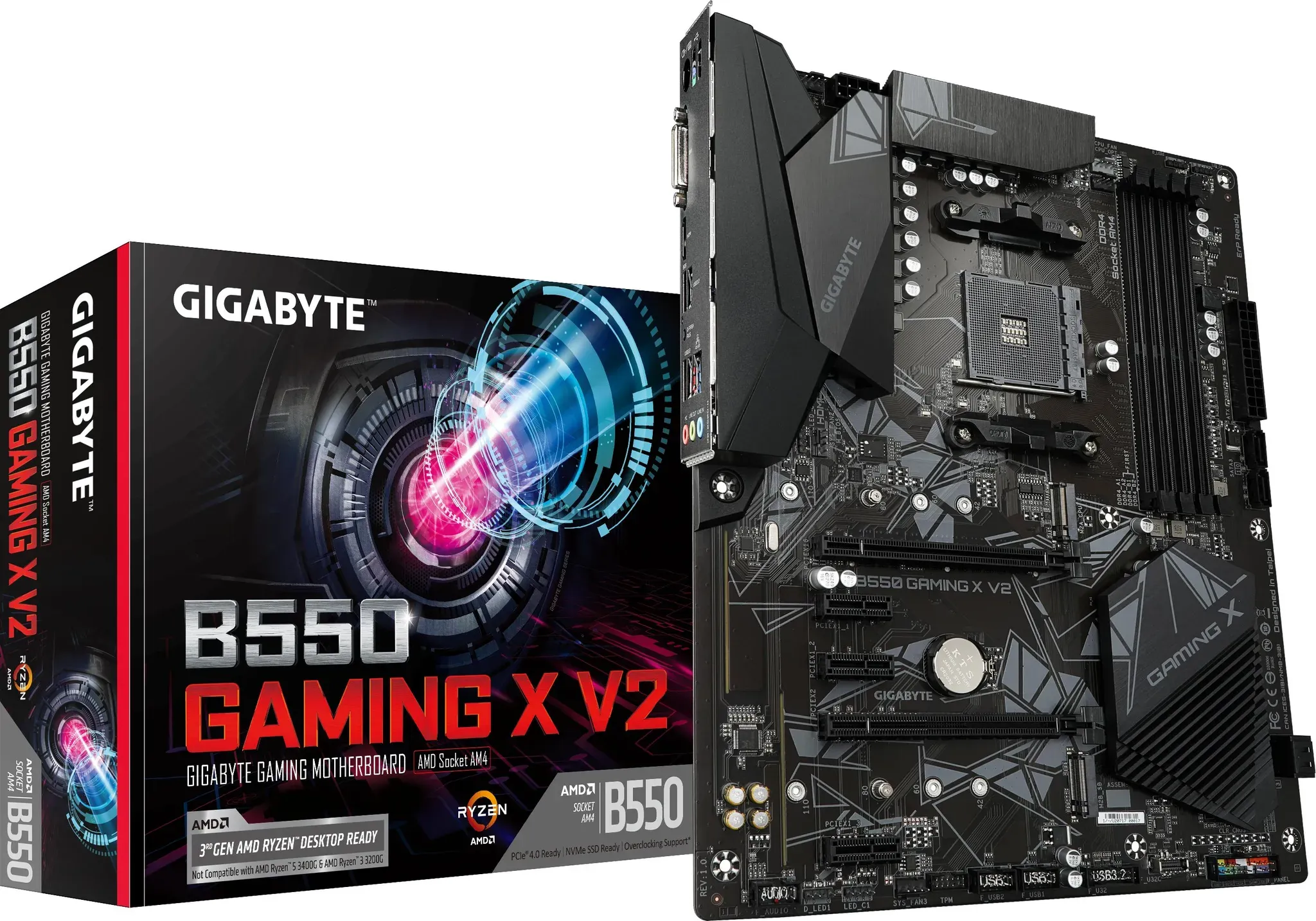 Gigabyte B550 GAMING X V2 (AM4, AMD B550, ATX), Mainboard