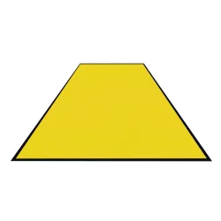 Schmutzfangmatte Colorstar, lemon, waschbar, glatter Rücken 7460150200150-C13 , Maße (B x T): 150 x 200 cm