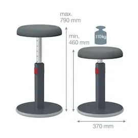 Leitz Ergo Cosy Stoff Grau