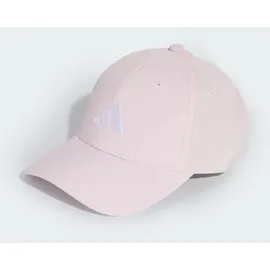 adidas New Logo Embroidered Baseball Kappe Clear Pink / White Erwachsene (L/XL)