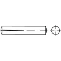 Industrial Quality Supplies ISO 8745 Passkerbstifte 1.4305 3 x