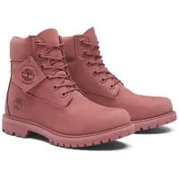 Schnürboots TIMBERLAND "Timberland Premium 6 INCH LACE UP" Gr. 39,5, md red nubuck Schuhe Winterstiefel, Schnürstiefel, Winterschuhe, wasserdicht