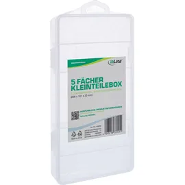 InLine Kleinteilebox 5 Fächer transparent 1 St.