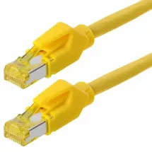 TecLines Tecline S/FTP Cat6A - 1m - RJ-45 - S/FTP (S-STP) - Gelb