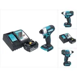 Makita DTD 157 RF1 Akku Schlagschrauber 18 V 140 Nm 1/4" Brushless + 1x Akku 3,0 Ah + Ladegerät