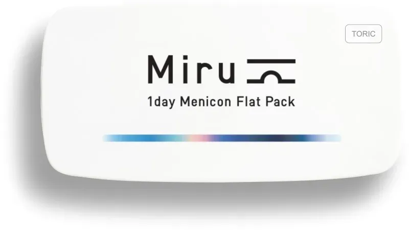 Miru 1day Flat Pack torisch 30er - DIA:14.50 BC:8.60 SPH:+1.00 CYL:-0.75 AX:165