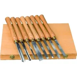 holzstar Drechselmesser-Set 8-teilig